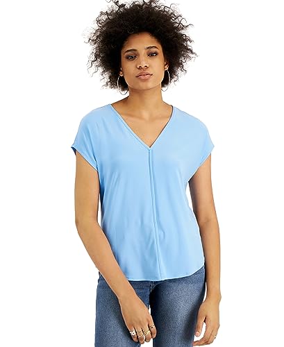 Seamed V-Neck Top