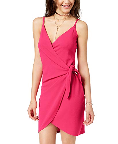 Almost Famous Juniors Spaghetti Strap Wrap Dress