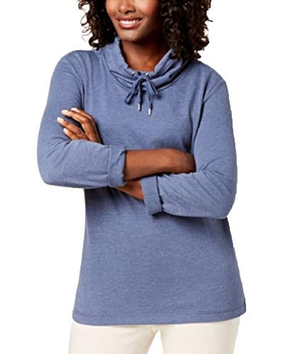 Karen Scott Adjustable Funnelneck Top