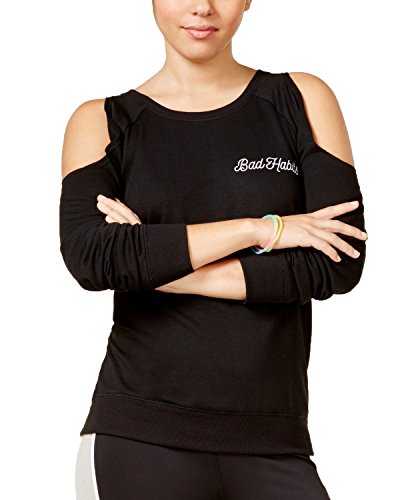 Material Girl Active Juniors Graphic Cold Shoulder Sweatshirt