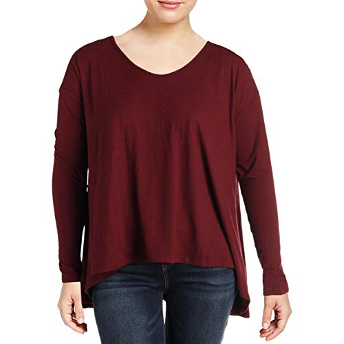 Say What Trendy Plus Size Long Sleeve Swing Top