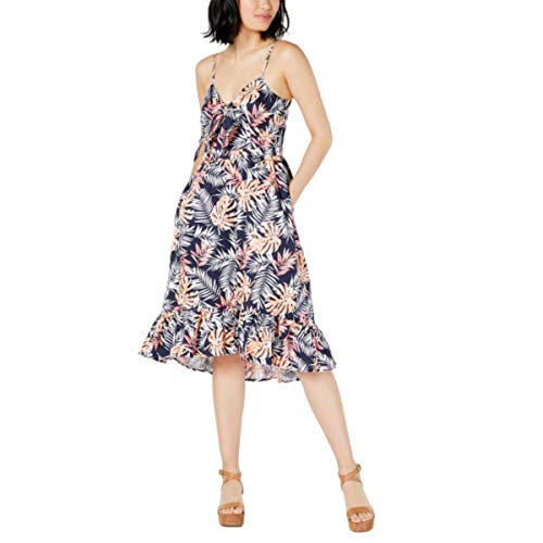 Printed Ruffle-Hem Dress