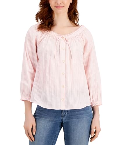 Style & Co Cotton Convertible Blouse