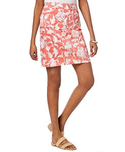 Charter Club Print Sateen Comfort Waist Skort