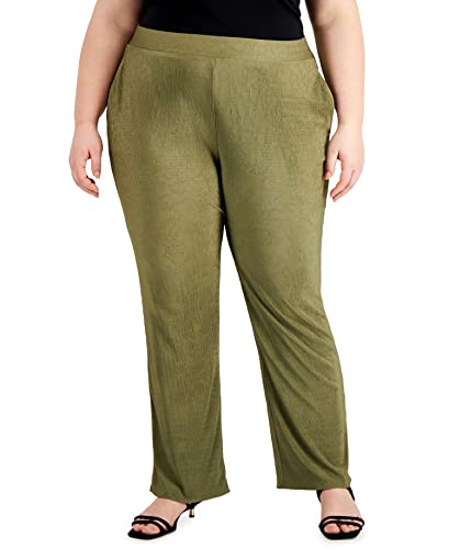 Alfani Plus Size Pull On Bootcut Pants
