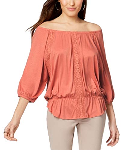 Style & Co Off The Shoulder Peplum Top