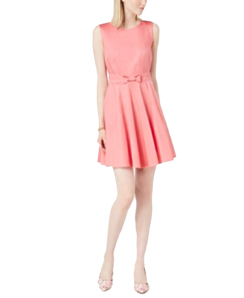 Bow-Detail Fit & Flare Dress