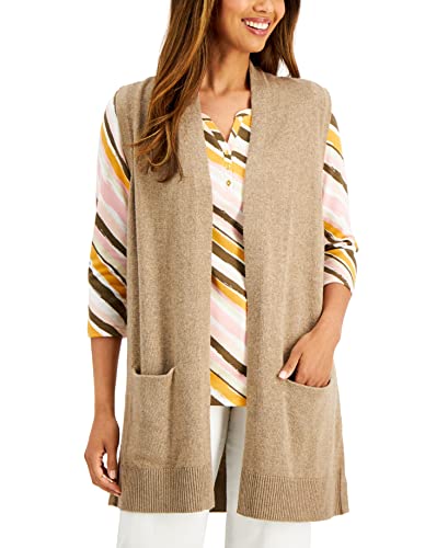 Karen Scott Petite Duster Vest