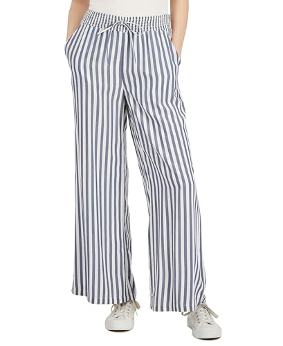 Style & Co Womens Striped Wide Leg Pull On Pants
