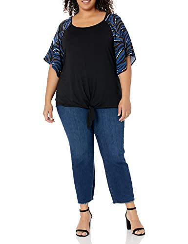 Plus Size Gracie Tie Front Top