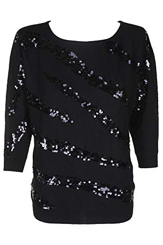 Charter Club Sequin Trim Cashmere Sweater