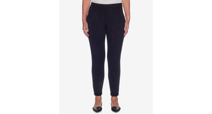 Alfred Dunner Jungle Love Side Zip Slim Pants