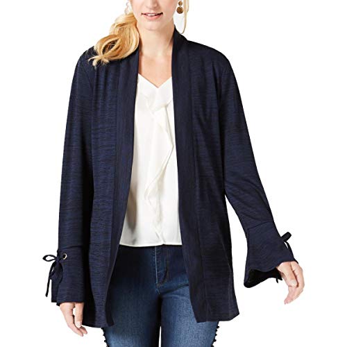Marled Split-Cuff Cardigan