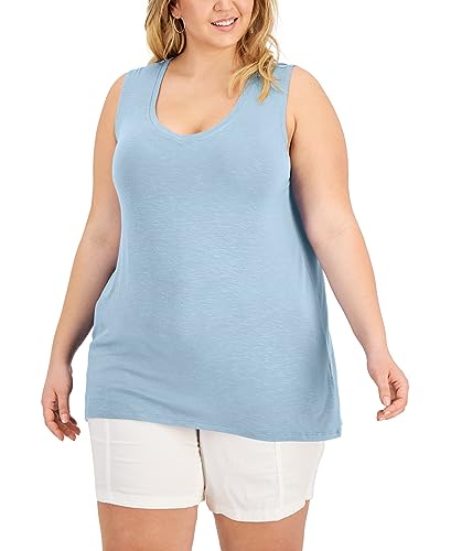 Style & Co Plus Size V Neck Tank Top