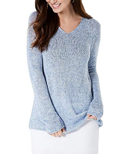 Marled V-Neck Sweater