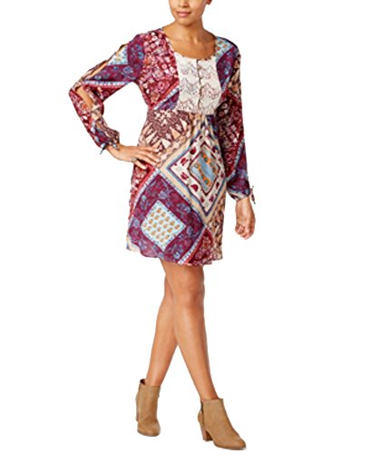 Style & Co Crochet Trim Peasant Dress