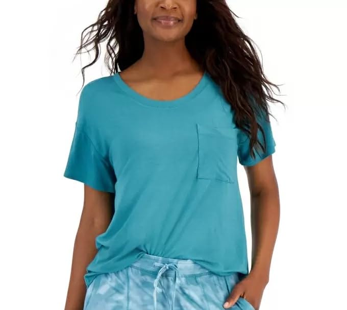 Alfani Super Soft Scoop Neck Pajama Top