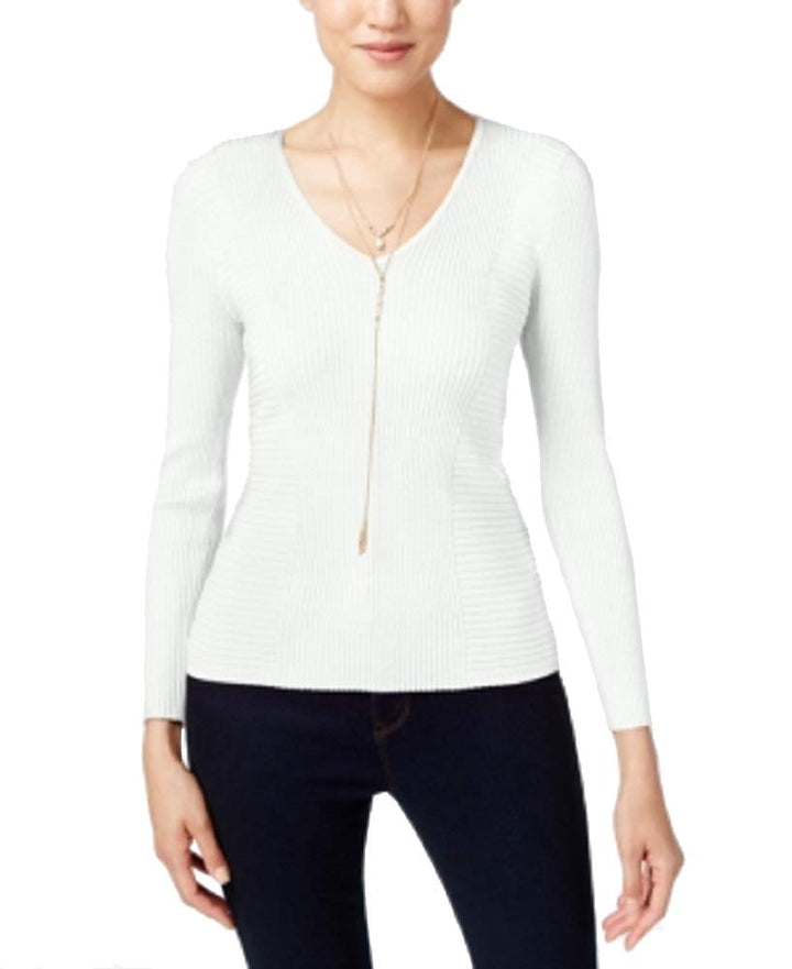 INC International Concepts Petite Ribbed Sweater