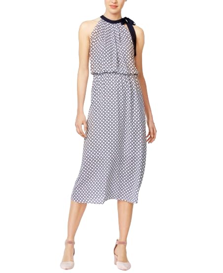 Maison Jules Side Tie Midi Dress