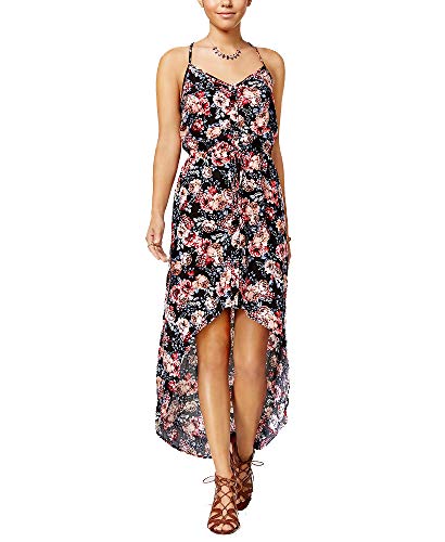 Ultra Flirt Juniors Cotton Printed High Low Dress