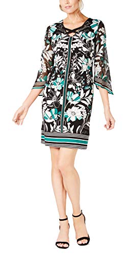 JM Collection Petite Printed Sheath Dress