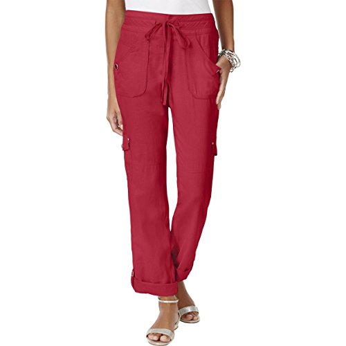 INC International Concepts Curvy Roll Tab Cargo Pants