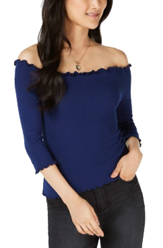Juniors' Off-The-Shoulder T-Shirt