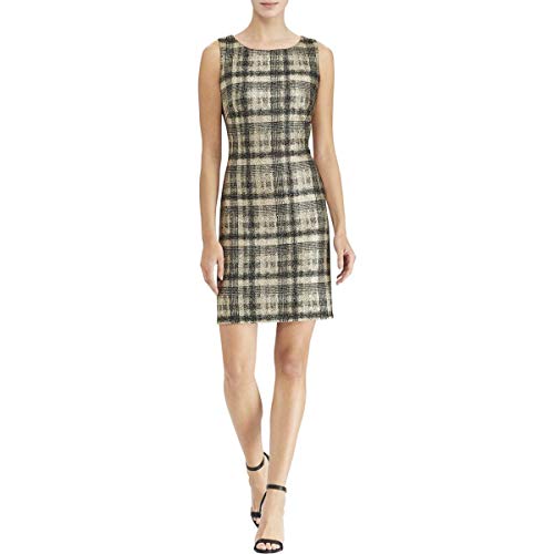 American Living Metallic Plaid Dress