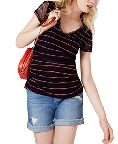 Petite Double Layer V Neck Top