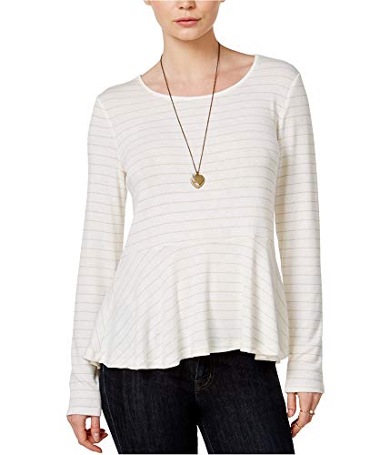 Maison Jules Metallic Striped Top