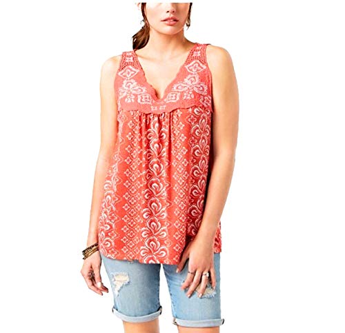 Style & Co Embroidered Sleeveless Top