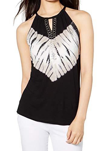 Embellished Tie Dyed Halter Top