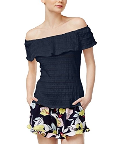 Maison Jules Off The Shoulder Flounce Top