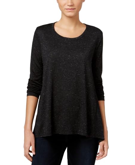 Style & Co. Petite Sparkle Swing Top