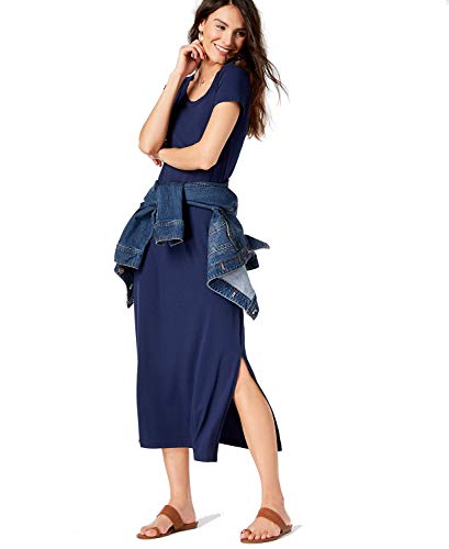 Style & Co Petite Scoop Neck Maxi Dress