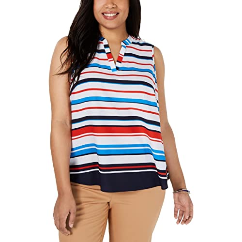 Charter Club Plus Size Striped Top