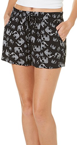 Be Bop Juniors Soft Elephant Print Shorts