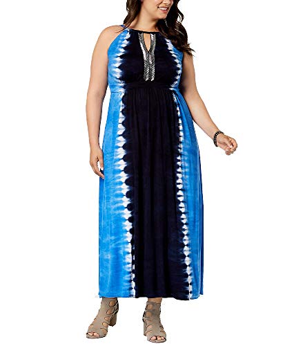 Plus Size Tie Dyed Maxi Dress