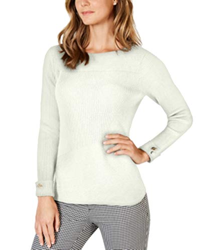 Mixed-Direction Stitch Sweater