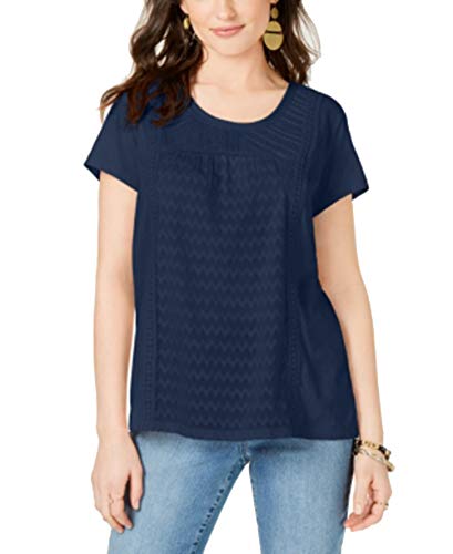 Style & Co. Mixed Print T-Shirt