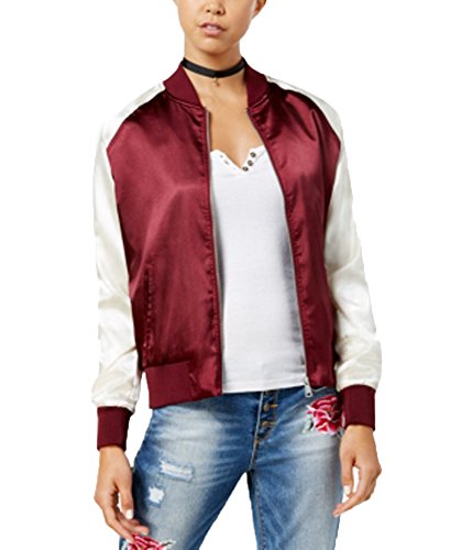 Say What Juniors Graphic Bomber Jacket