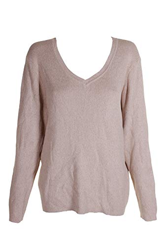 Karen Scott Cotton V Neck Sweater