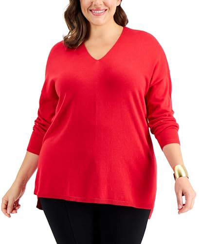 Plus Size V-Neck Sweater