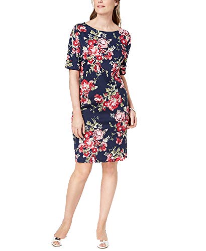 Karen Scott Floral Print Shift Dress