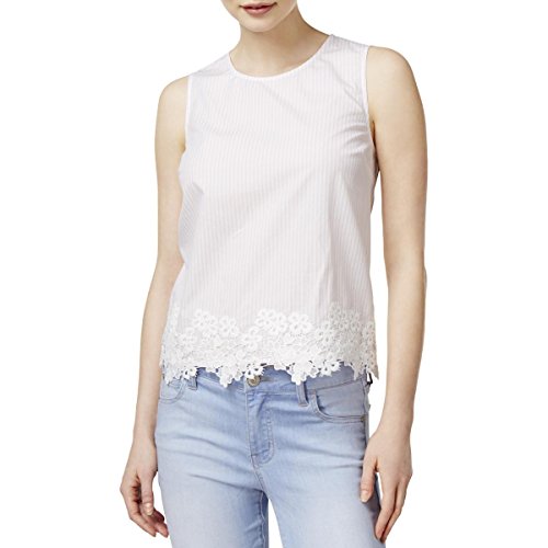 Maison Jules Cotton Embroidered Shell