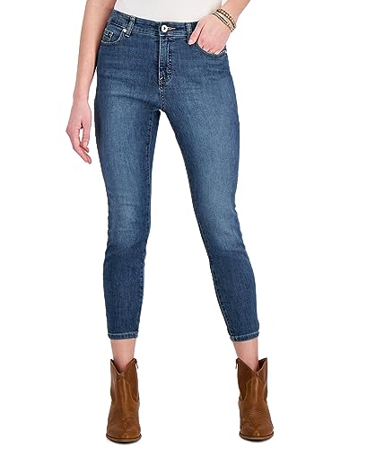 Style & Co Petite Mid Rise True Skinny Ankle Jeans