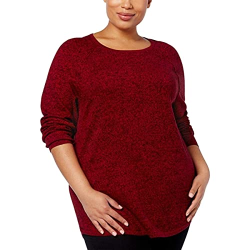 Karen Scott Cotton Curved Hem Sweater