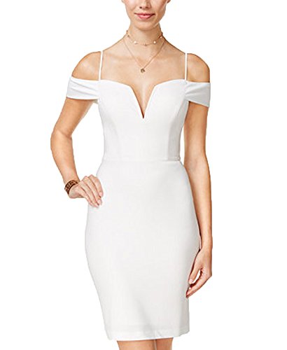 City Studios Juniors Cold Shoulder Bodycon Dress