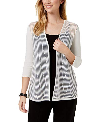 Charter Club Sheer Front Sweater