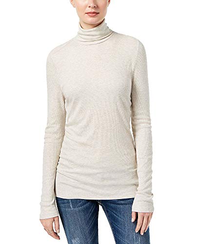 Petite Ribbed Turtleneck Top